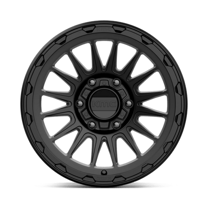 KMC KM542 IMPACT Satin Black wheel showcasing bold design and performance features.