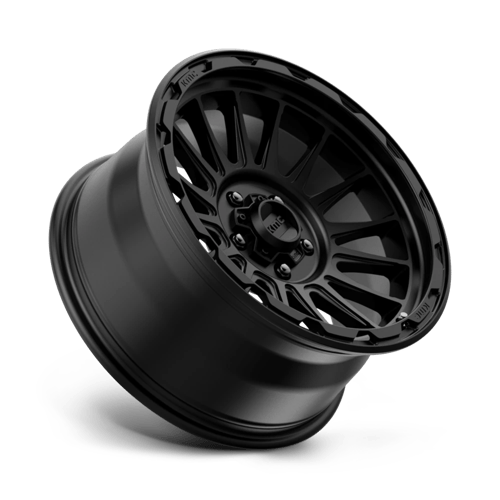 KMC KM542 IMPACT Satin Black wheel showcasing bold design and performance.