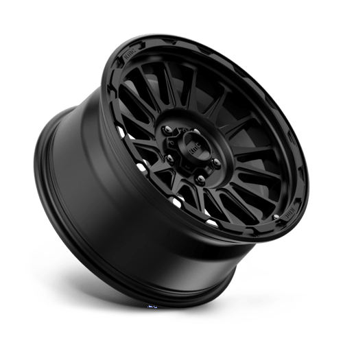 KMC KM542 IMPACT Satin Black wheel showcasing modern design and durability for trucks and SUVs