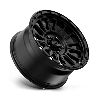 KMC KM542 IMPACT Satin Black wheel showcasing modern design and durability for trucks and SUVs