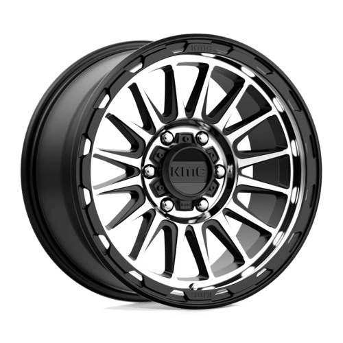 KMC KM542 IMPACT Satin Black Machined wheel with modern design and bold performance features