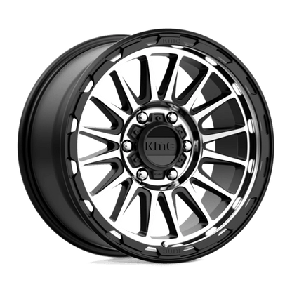 KMC KM542 IMPACT Satin Black Machined wheel with modern design and bold performance features