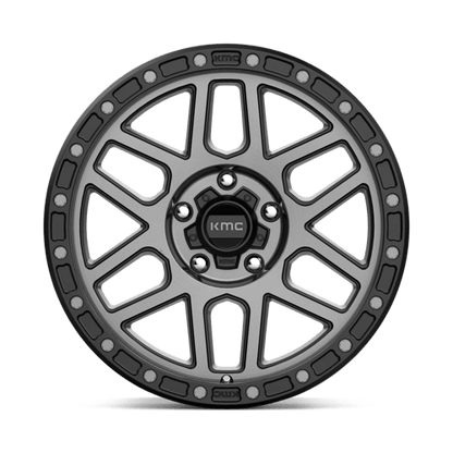 KMC KM544 MESA Satin Black W/ Gray Tint rugged wheel designed for trucks and SUVs.