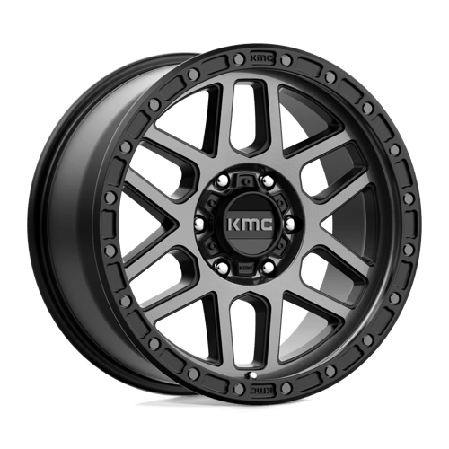 KMC KM544 MESA Satin Black W/ Gray Tint wheel designed for durability and off-road performance.