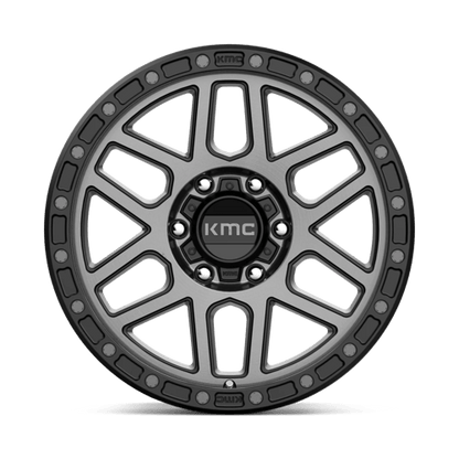 KMC KM544 MESA Satin Black W/ Gray Tint off-road wheel with rugged design and durability.
