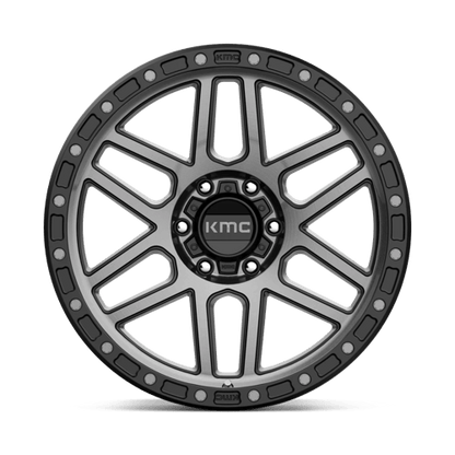 KMC KM544 MESA Satin Black W/ Gray Tint wheel showcasing rugged design and durable construction.