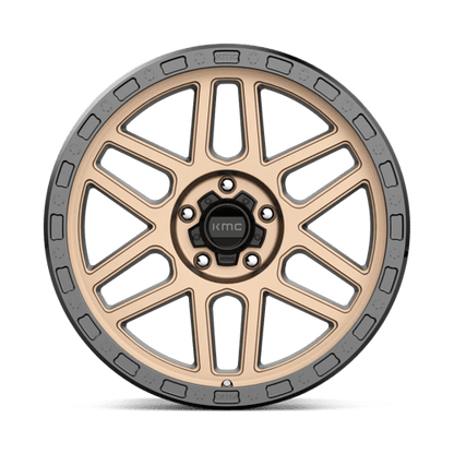 KMC KM544 MESA Matte Bronze W/ Black Lip wheel showcasing rugged design and durable performance.