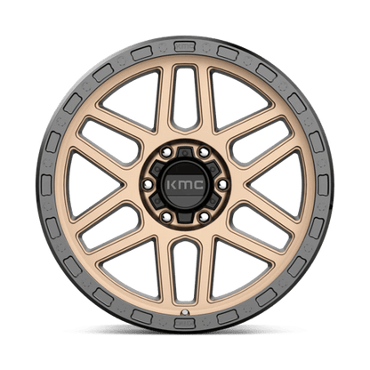 KMC KM544 MESA Matte Bronze W/ Black Lip wheel showcasing rugged design and durability.