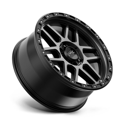 KMC KM544 MESA Satin Black W/ Gray Tint wheel showcasing rugged design and durable construction.