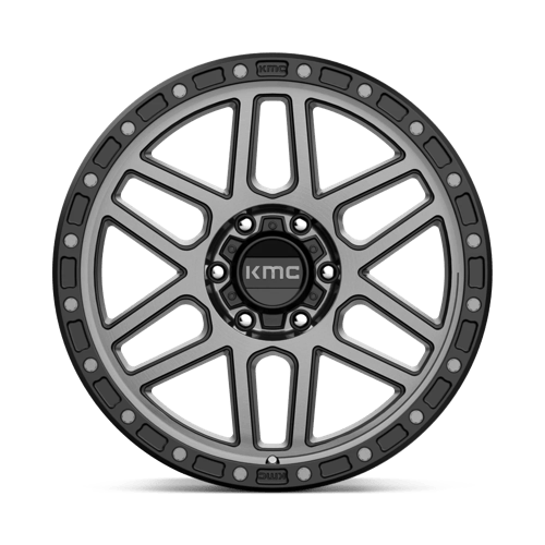 KMC KM544 MESA Satin Black W/ Gray Tint wheel showcasing rugged design and durable performance.