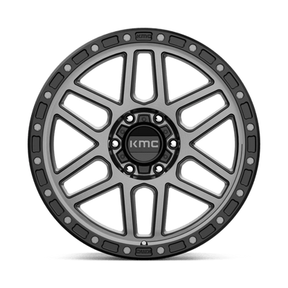 KMC KM544 MESA Satin Black W/ Gray Tint wheel showcasing rugged design and durable performance.