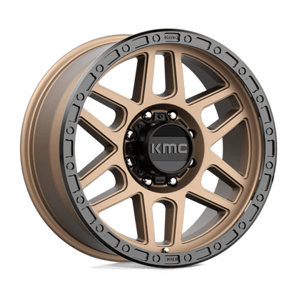 KMC KM544 MESA Matte Bronze W/ Black Lip wheel showcasing rugged design and durability.