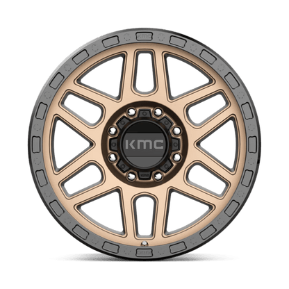 KMC KM544 MESA Matte Bronze W/ Black Lip wheel showcasing rugged design and strength.
