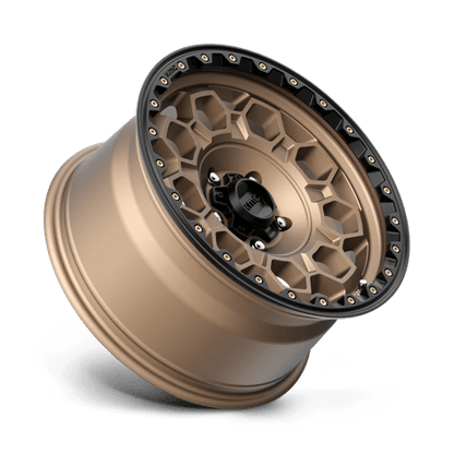 KMC KM545 TREK Matte Bronze W/ Black Lip designed for trucks and SUVs with rugged durability and bold off-road style.