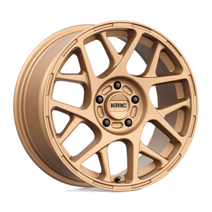 KMC KM708 BULLY Matte Bronze wheel showcasing bold design and rugged capability for trucks and SUVs.