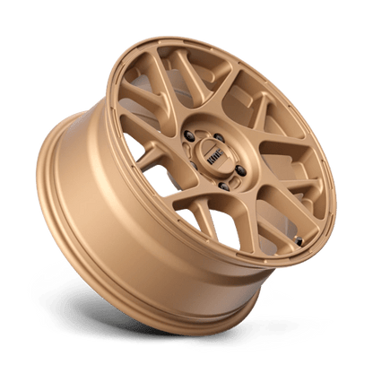 KMC KM708 BULLY Matte Bronze wheel showcasing its bold design and durable construction.