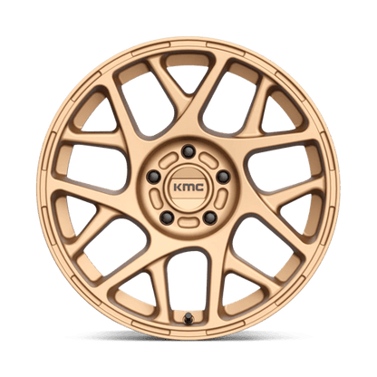 KMC KM708 BULLY Matte Bronze wheel showcasing bold design and rugged capability.