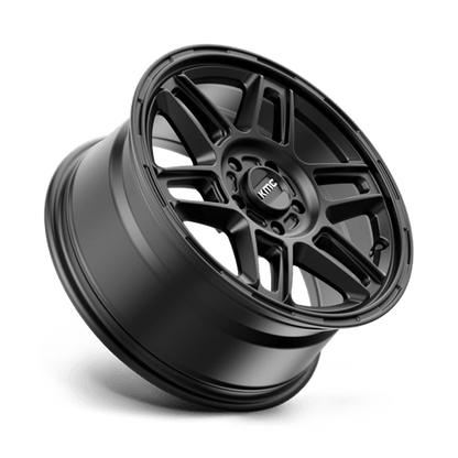 KMC KM716 NOMAD Satin Black wheel designed for off-road adventures and performance.