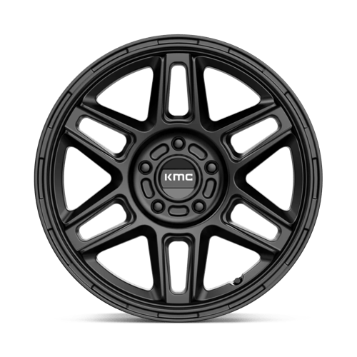 KMC KM716 NOMAD Satin Black wheel designed for off-road performance and style.