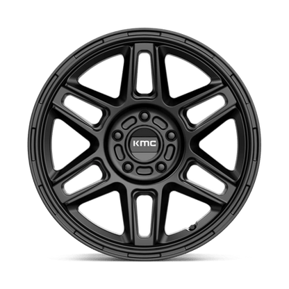 KMC KM716 NOMAD Satin Black wheel designed for off-road performance and style.