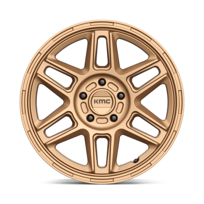 KMC KM716 NOMAD Matte Bronze wheel showcasing a bold design for off-road adventures.
