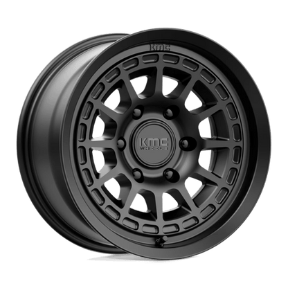 KMC KM719 CANYON Satin Black wheel designed for off-road performance and style.