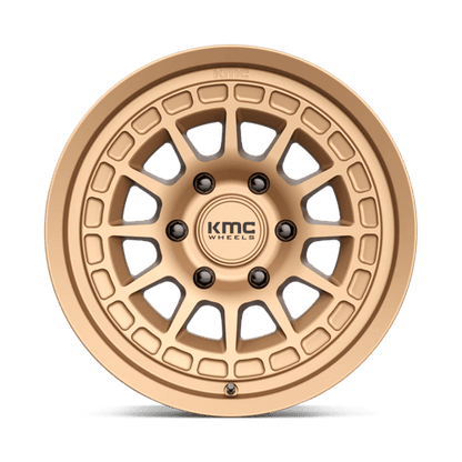 KMC KM719 CANYON Matte Bronze wheel featuring a rugged design and matte finish for off-road adventures.