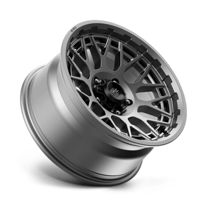 KMC KM722 TECHNIC Anthracite wheel showcasing a sleek design and modern style for trucks and SUVs.