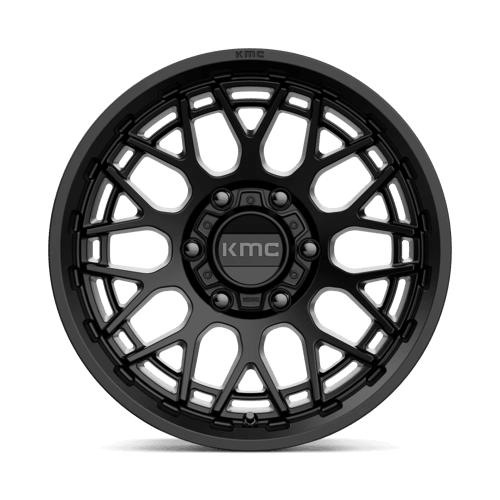 KMC KM722 TECHNIC Satin Black wheel with a modern design and high-performance features.