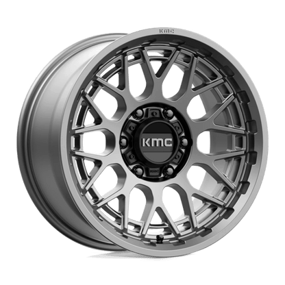 KMC KM722 TECHNIC Anthracite wheel showcasing modern design and durability for trucks and SUVs.