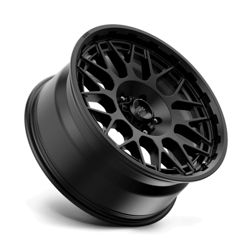 KMC KM722 TECHNIC Satin Black wheel showcasing a sleek design and durable performance.