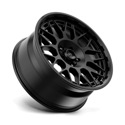 KMC KM722 TECHNIC Satin Black wheel showcasing a sleek design and durable performance.