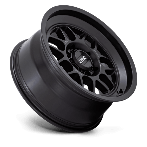 KMC KM725 TERRA Satin Black off-road wheel designed for trucks and SUVs, showcasing rugged styling and durability.