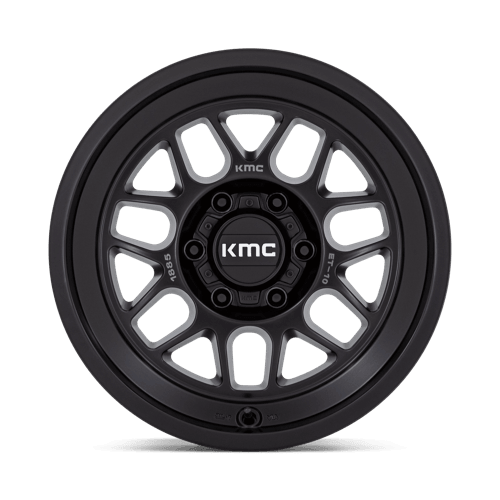 KMC KM725 TERRA Satin Black wheel with rugged styling for off-road adventures.