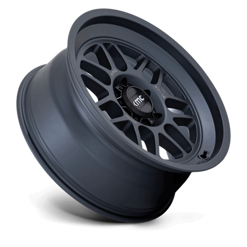 KMC KM725 TERRA Metallic Blue off-road wheel designed for trucks, SUVs, and lifted vehicles, featuring rugged strength and aggressive style.