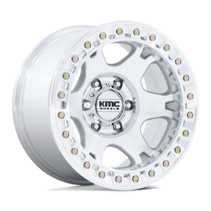 KMC KM238 VI BEADLOCK Machined wheel showcasing aggressive design and off-road capability.