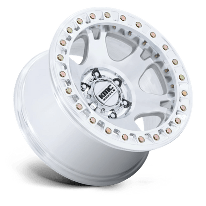 KMC KM238 VI BEADLOCK Machined wheel showcasing aggressive styling and durability for off-road enthusiasts.