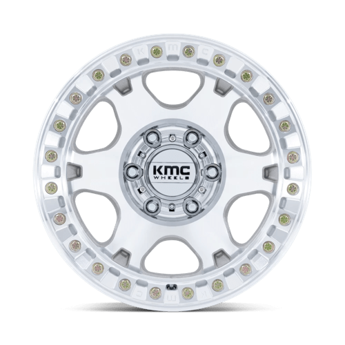 KMC KM238 VI BEADLOCK Machined wheel designed for extreme off-road performance and rugged styling.