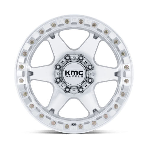 KMC KM238 VI BEADLOCK Machined wheel designed for extreme off-road performance and durability.