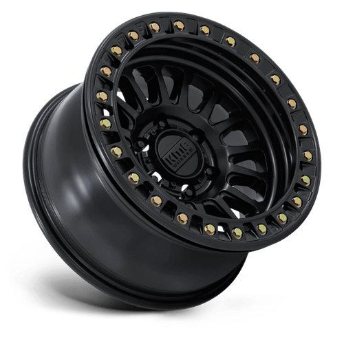 KMC KM239 IMPACT BEADLOCK Matte Black off-road wheel with aggressive styling and durability.