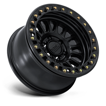 KMC KM239 IMPACT BEADLOCK Matte Black off-road wheel with aggressive styling and durability.