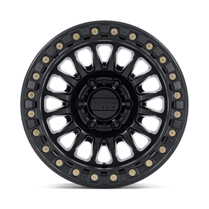 KMC KM239 IMPACT BEADLOCK Matte Black wheel designed for off-road performance and style.