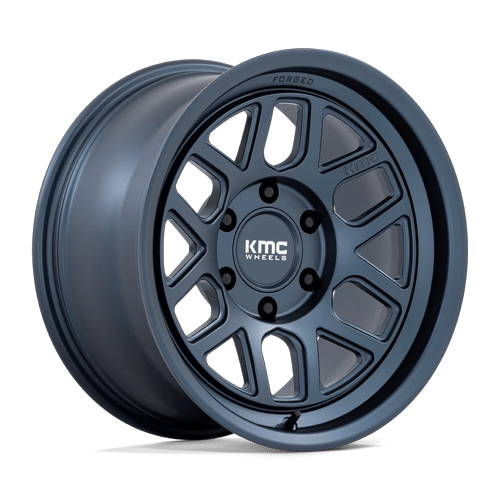 KMC KM446 MESA FORGED MONOBLOCK Metallic Blue wheel