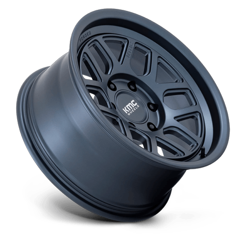 KMC KM446 MESA FORGED MONOBLOCK Metallic Blue wheel