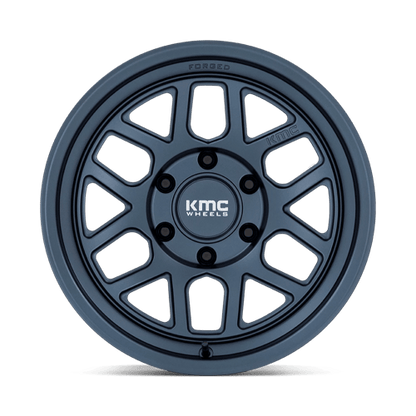KMC KM446 MESA FORGED MONOBLOCK Metallic Blue wheel