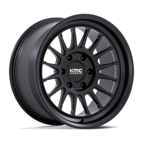 KMC KM447 IMPACT FORGED MONOBLOCK Satin Black wheel