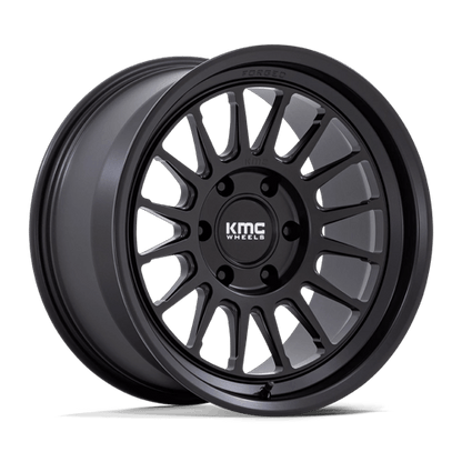 KMC KM447 IMPACT FORGED MONOBLOCK Satin Black wheel