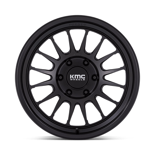 KMC KM447 IMPACT FORGED MONOBLOCK Satin Black wheel