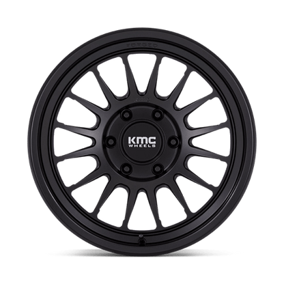 KMC KM447 IMPACT FORGED MONOBLOCK Satin Black wheel