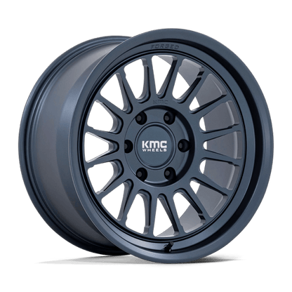 KMC KM447 IMPACT FORGED MONOBLOCK Metallic Blue wheel